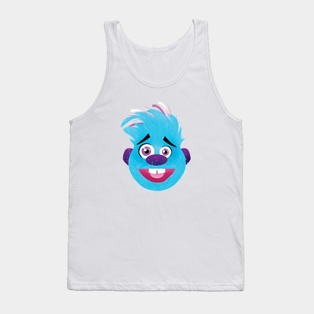 Spencer Sparklestein Face Tank Top by Spencer Sparklestein